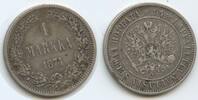 Finnland 1 Markka Silber G2139 - Alexander II. 1855-1881 Finland -