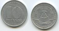 Deutsche Demokratische Republik 10 Pfennig G7313 - RAR German Democratic Republic -