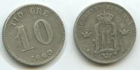Schweden 10 Öre G15644 - Oscar II. 1872-1907 Svergie Sweden -