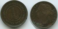 Straits Settlements Singapur Malaysia ¼ Cent G6164 - British Crown Colony Queen Victoria 1837-1901 -
