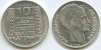 10 Francs G15185 - France KM#878 XF-UNC Silver Gadoury#811 Frankreich -