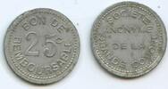 Komoren - Société anonyme 25 Centimes Token Coinage 1915 G1177 - RAR French Comores Schön - Sehr schön