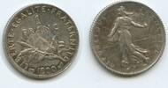 Frankreich Paris 1 Franc Silber M#8446 - France -