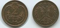 Österreich 2 Heller G4099 - Franz Joseph I. 1848-1916 Austria -