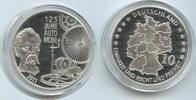 Deutschland Bundesrepublik Medaille GY803 - 125 Jahre Automobil in Deutschland BRD -
