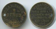 Frankreich France Medaille T156 - Champagne Strub Blankenhorn - Bale, Paris, Zürich, Freiburg, Chicago -