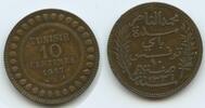 Tunesien Französisches Protektorat 10 Centimes G0100 - Muhammad al-Nasir Bey 1906-1922 Tunisia -