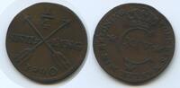 Schweden 1/4 Skilling G2470 - Karl XIV. Johan 1818-1844 -