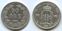 Schweden 50 Öre M#3037 - Schweden Silber RAR -