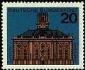 Bund Bund, Michel Nr. 427 postfrisch - Saarbrücken, Ludwigskirche (Saarland) -