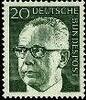 Bund Bund, Michel Nr. 637 postfrisch - 20 Pf. Heinemann -