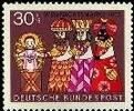 Bund Bund, Michel Nr. 749 postfrisch - Weihnachten 1972 -