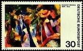 Bund Bund, Michel Nr. 816 postfrisch - Expressionismus August Macke -