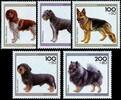 Bund Bund, Michel Nr. 1797-1801 postfrisch - Hunde -