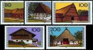 Bund Bund, Michel Nr. 1819-1823 postfrisch - Deutsche Bauernhäuser -