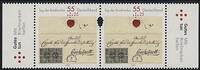 Bund Bund, Michel Nr. 2735 Sr/Sl Zusammendruck postfrisch - Tag der Briefmarke: Eichstätt-Brief -