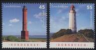 Bund Bund, Michel Nr. 2742-2743 postfrisch - Leuchttürme: Norderney + Dornbusch -