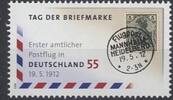 Bund Bund, Michel Nr. 2954 postfrisch - Tag der Briefmarke - Erster amtlicher Postflug -