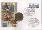 Numisbriefe DDR DDR Numisbrief 5 M | Ausstellung 20 Jahre DDR 1993 | Worbes 190 -