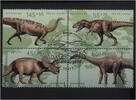Bund Bund MiNr. 2687-2690 gestempelt BERLIN - Einzelmarken aus Block 73 Dinosaurier -