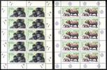 Bund Bund, Michel Nr. 2182-2183 postfrisch - 10er Bogen Kleinbogen - Nashorn / Gorilla -