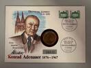 Numisbriefe DDR DDR Numisbrief 2 DM | Konrad Adenauer 1990 | Worbes 125 -
