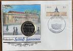 Numisbriefe DDR 5 Mark 1985 DDR Numisbrief | 5 Mark 1985 Schloss Sanssouci - Potsdam 1986 | Worbes 39 -