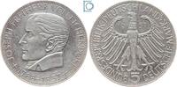5 DM 1957 J BRD Mark-Währung 5 DM Freiherr von Eichendorff 1957 J - Silber Gedenkmünze - Jäger 391 st