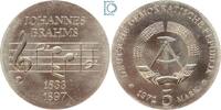 5 Mark Gedenkmünzen 5 Mark DDR 5 Mark 1972 - Johannes Brahms - stempelglanz - J.1540 -