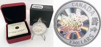 8 Dollar 2007 Nordamerika und Mittelamerika Kanada 8 Dollars 2007 | Maple of Long Life | Hologrammmünze Silber PP Etui + CoA PP / PP