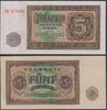Papiergeld Deutschland 5 Mark 1948 DDR 5 Mark 1948 P11b - 7-stellige SN ... 12,99 EUR  zzgl. 5,99 EUR Versand