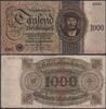 Papiergeld Deutschland Deutsches Reich 1924 P179 1000 Reichsmark RM - R/A Wedigh von Hans Holbein 1000 RM 1924 III