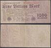 Papiergeld Deutschland Deutsches Reich 1.11.1923 | Eine Billion Mark P129- Weimarer Republik Reichsbank 1.000.000.000.000 Mark 1923 II-III