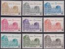 Belgien Belgien 1971 Postpaketmarken Nr. 67-75 postfrisch - Bahnhöfe -