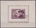 Ungarn Ungarn 1950 Block 19 gestempelt - Tag der Briefmarke 1950 -