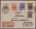 Polen POLEN 1919 MiNr. 130-134 gestempelt - Poczta Polska Germania Aufdrucke -