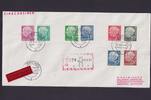 Bund Bund Heuss Lumogen kpl. Satz 179y-260y Brief Versuchs-R-Stempel, Attest Schlegel BPP -