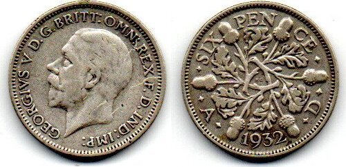 Grande Bretagne 6 pence 1932 VF | MA-Shops