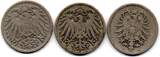 Allemagne - Deutschland - Germany Lot de 3 Monnaies