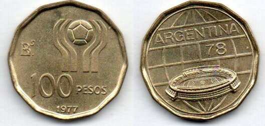 Argentine Argentina Argentinien 100 Pesos 1977 AU MA Shops 20-centavos-mexico-numista
