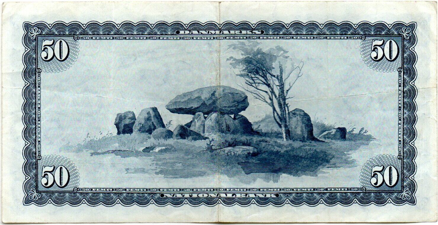 Danemark Denmark Dänemark 50 Krone 1963 VF