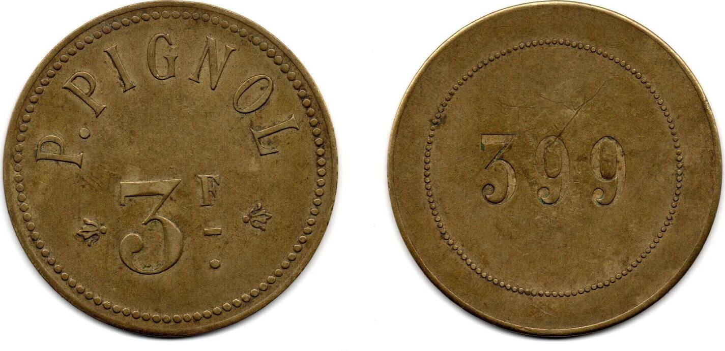 Marseille 3 Francs Savonnerie - Paul Pignol ss | MA-Shops