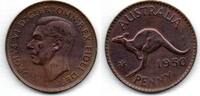 AUSTRALIE Penny 1950 VF