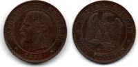 France 2 Centimes Napoléon III - Tête Nue -