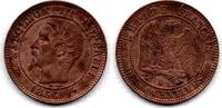 France 2 Centimes Napoléon III - Tête Nue -