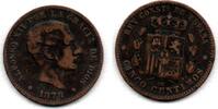 Espagne - Spain -Spanien 5 Centimos Alfonso XII -