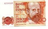 Espagne - Spain - Spanien 200 Pesetas -
