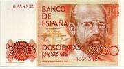 Espagne - Spain - Spanien 200 Pesetas -