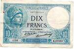 France - Frankreich 10 Francs Minerve -