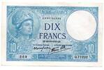 France - Frankreich 10 Francs Minerve -